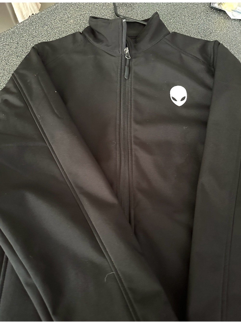 Alienware Black Lightweight Full-Zip Jacket with Alien Head Logo